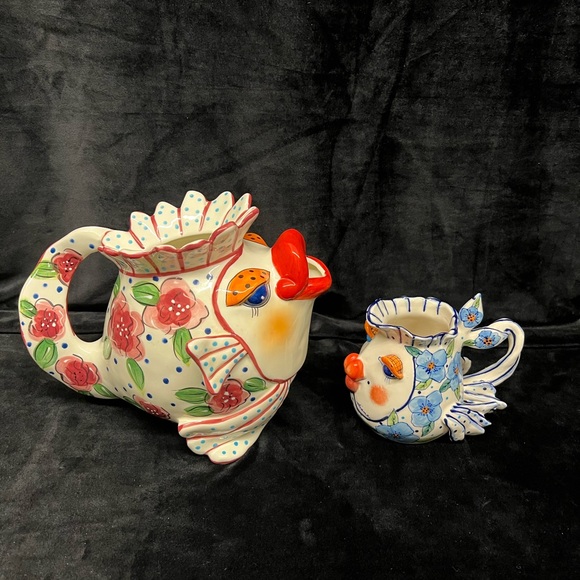 Fish tea pot set - Picture 2 of 6